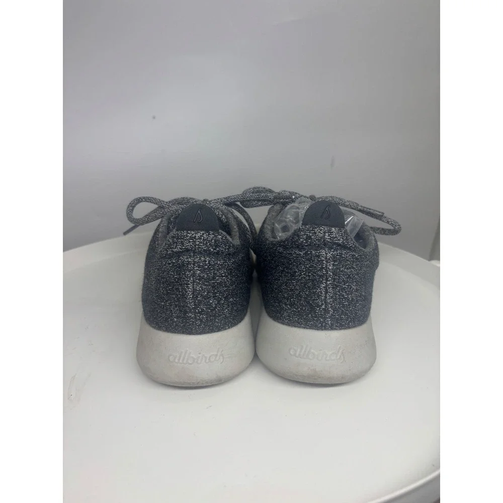 Allbirds Men Wool Runners Charcoal Grey Marl Lace Up‎ Sneakers Low Top Shoes 10